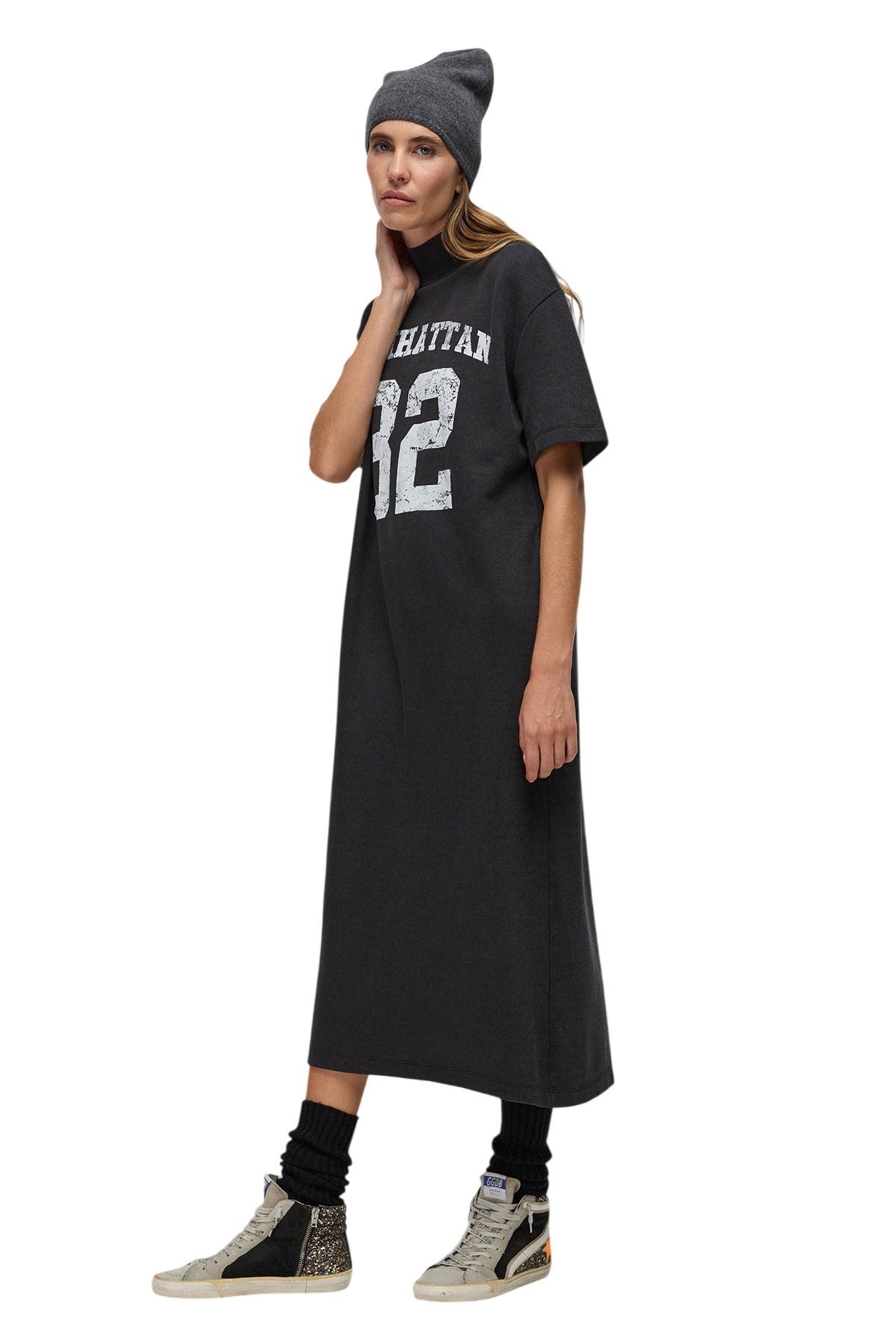 kurzärmeliges Kleid