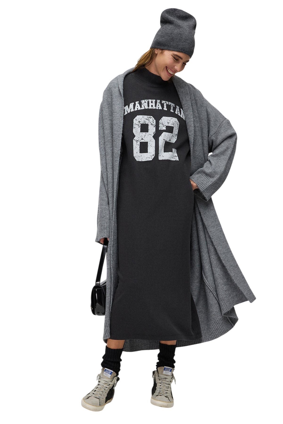 kurzärmeliges Kleid