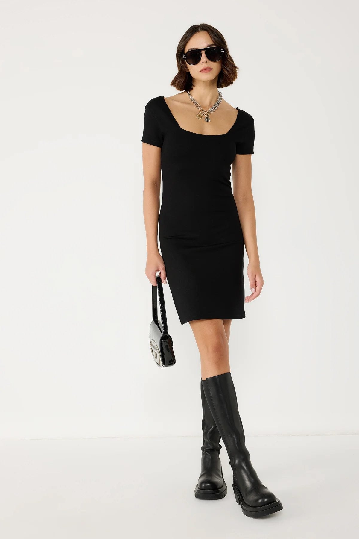 Kurzarmkleid