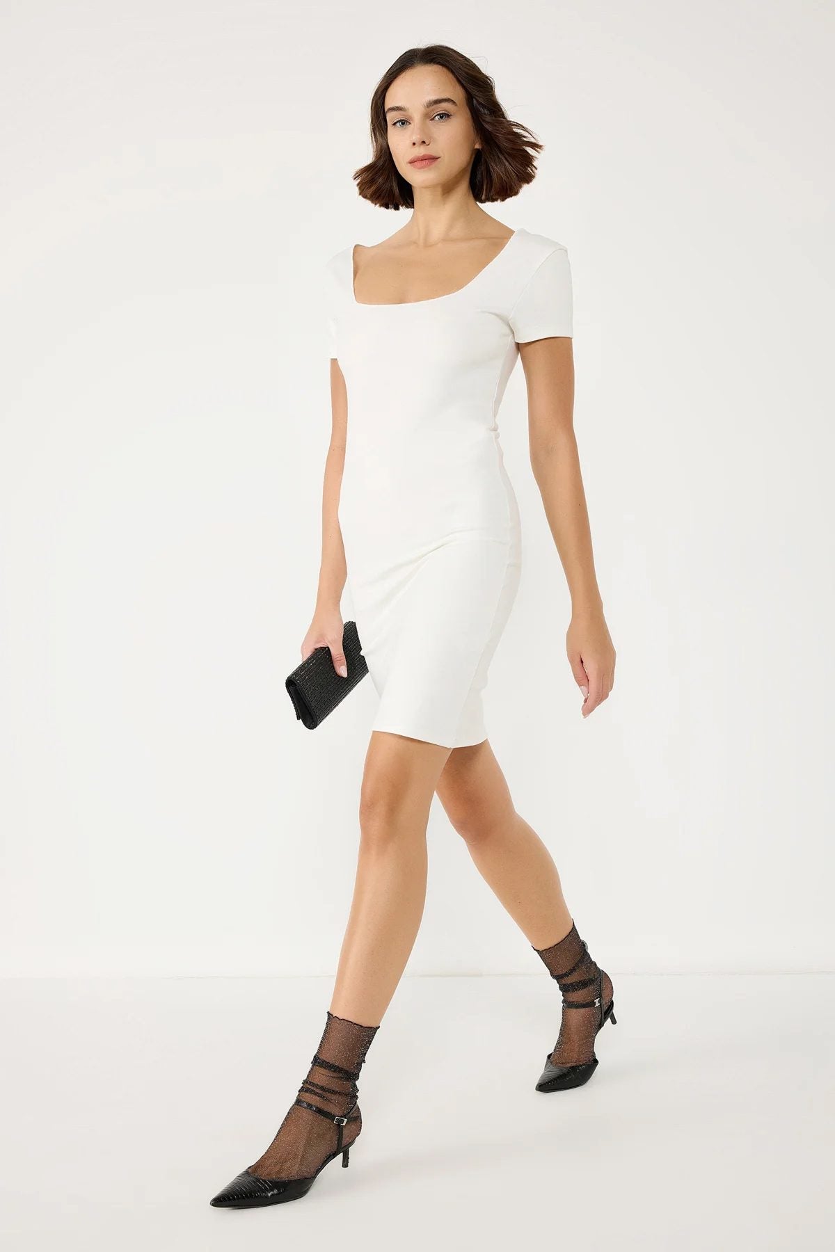 Kurzarmkleid