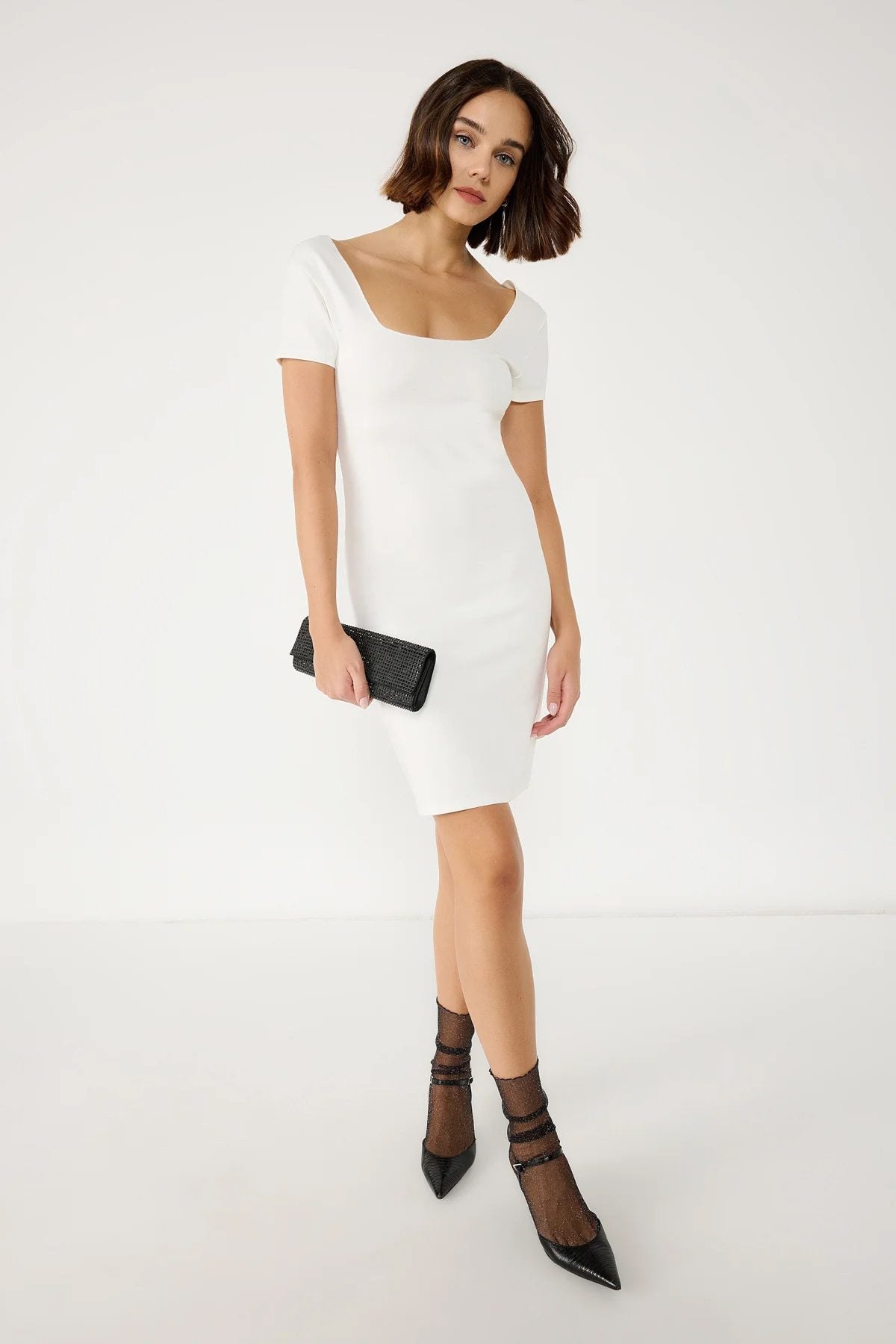 Kurzarmkleid
