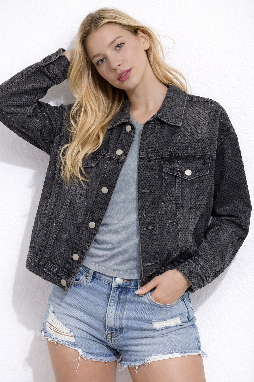 Jacke mit Knöpfen