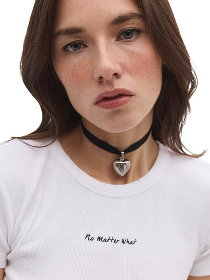 Kurzärmeliges Crop-Top-T-Shirt