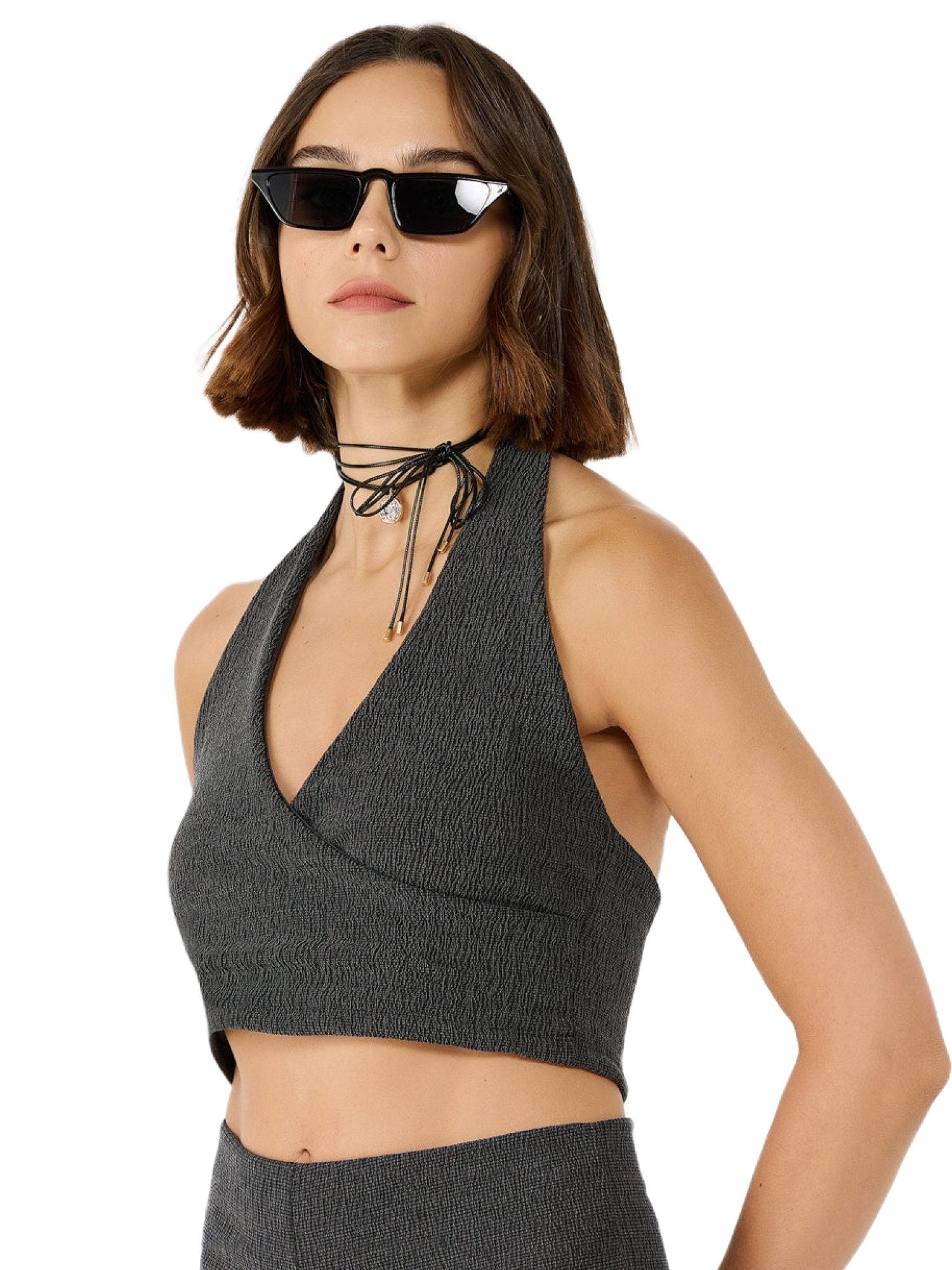 Ärmellose Bluse