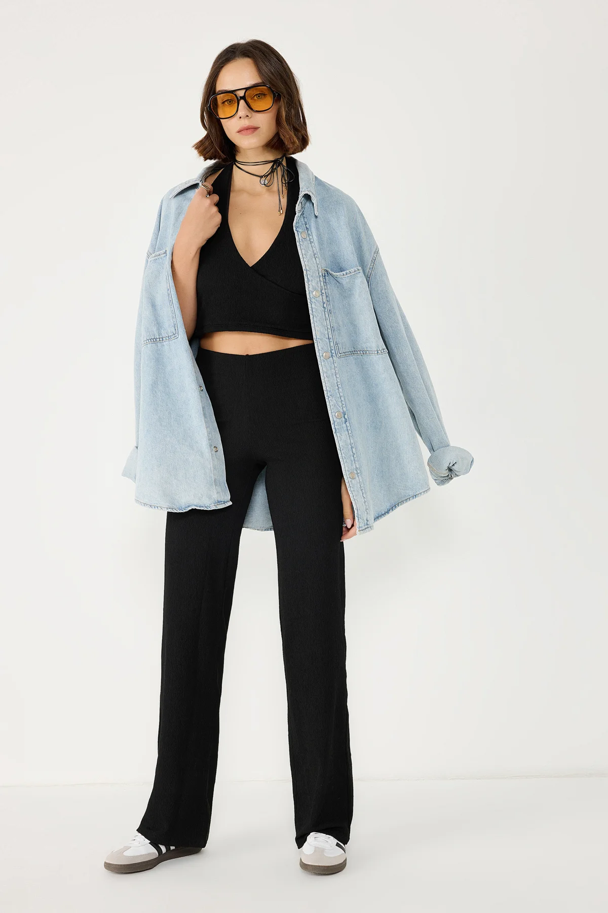 Ärmellose Bluse