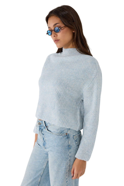 Halbrollkragenpullover