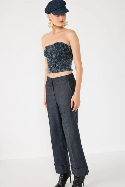 trägerlose Bluse