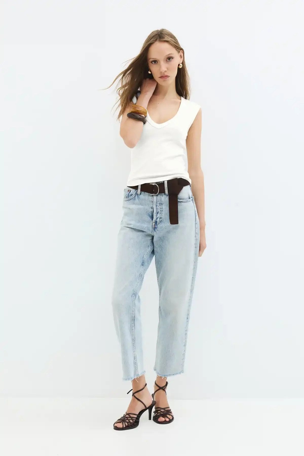 Ärmellose Bluse