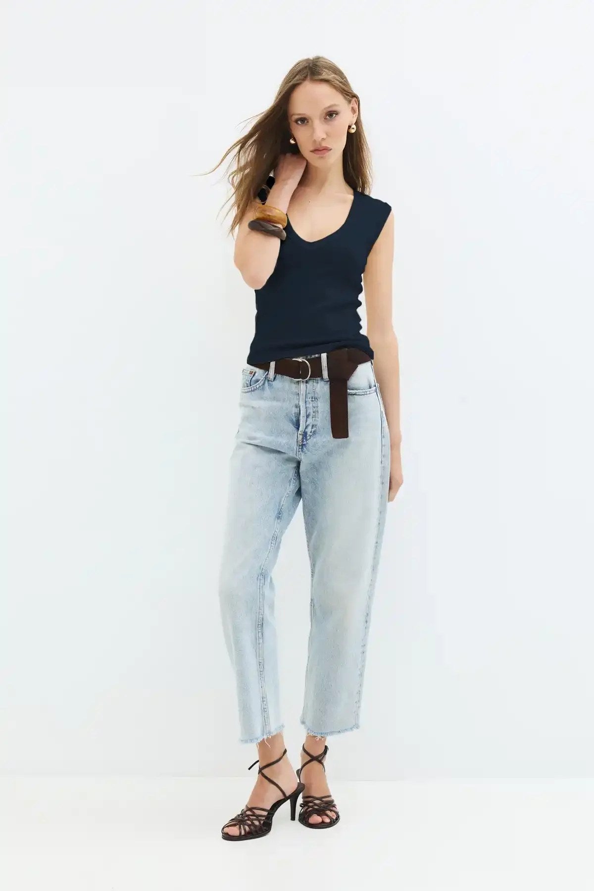 Ärmellose Bluse