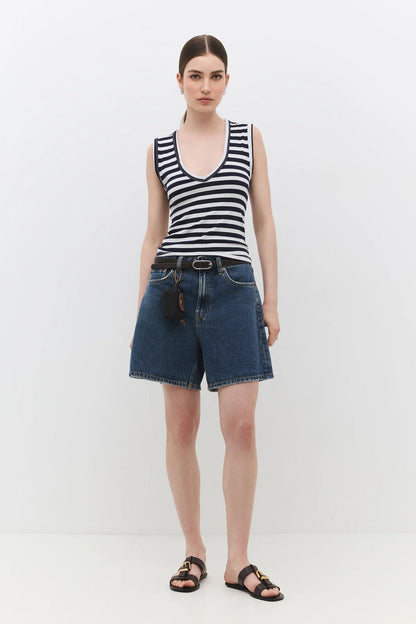 Ärmellose Bluse
