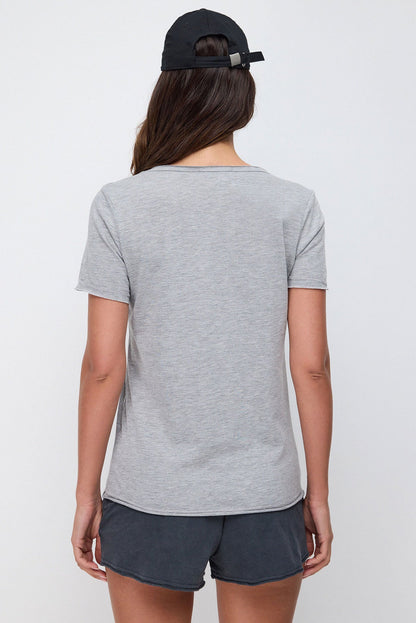 T-Shirt mit V-Ausschnitt