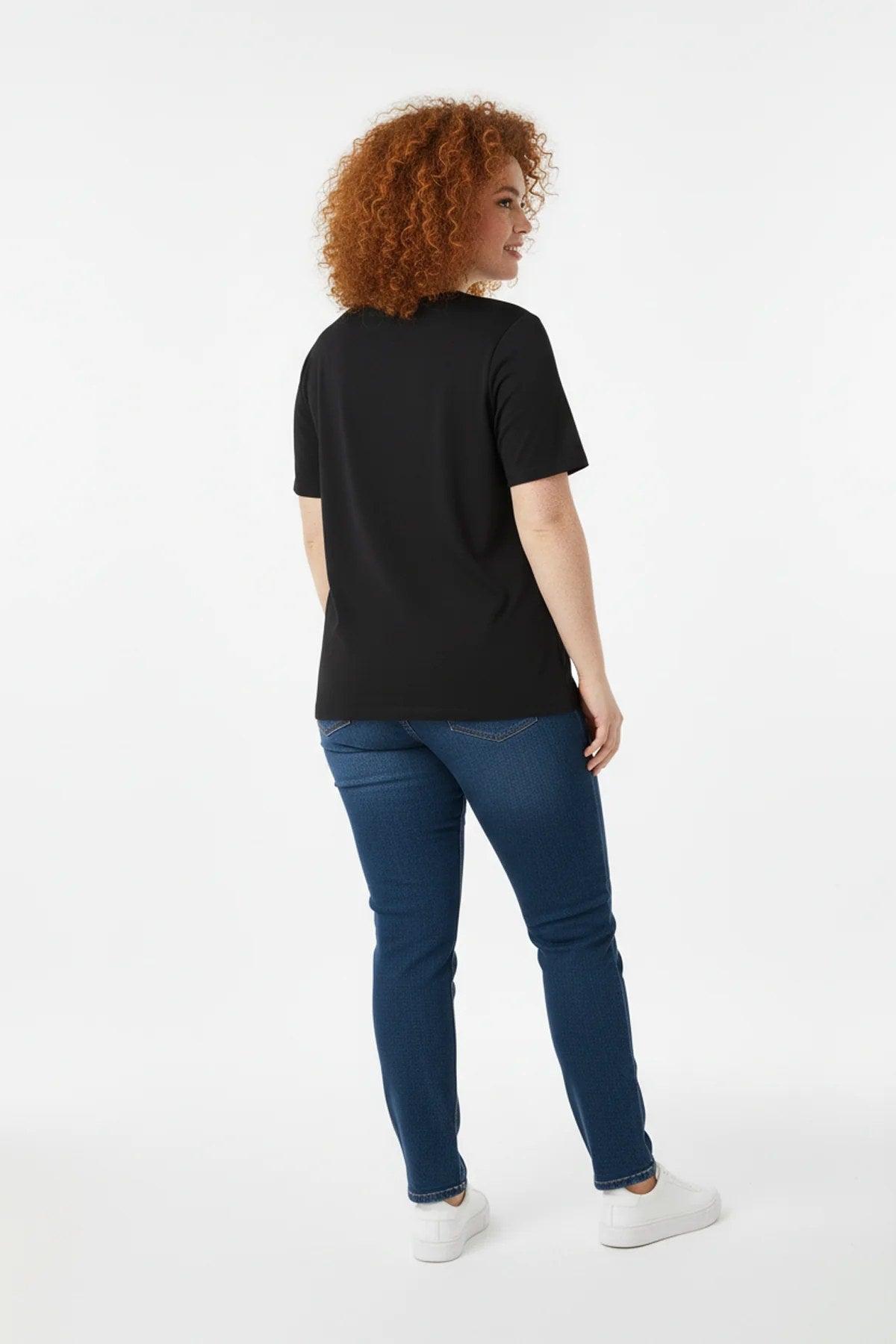 Kristallstein-Verzierte T-Shirt
