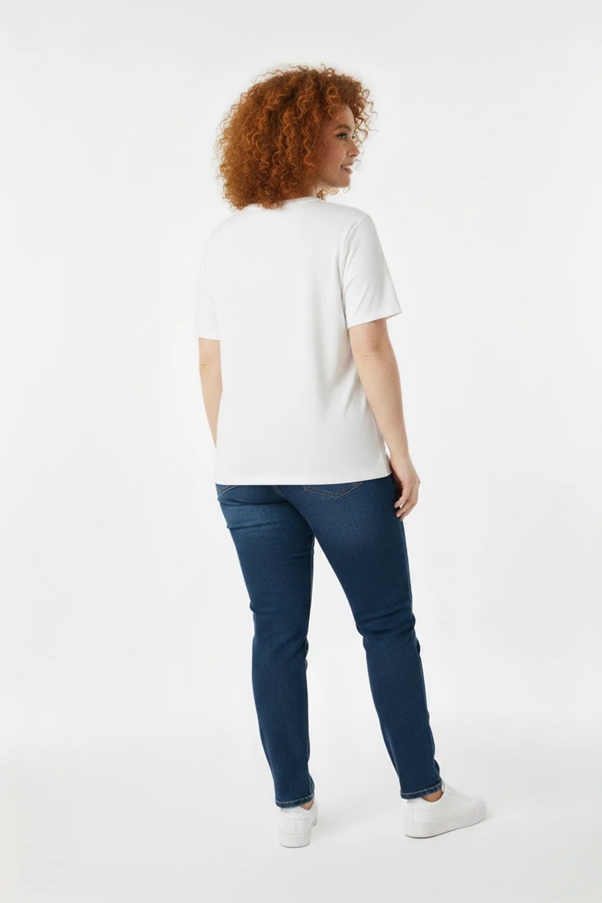 Kristallstein-Verzierte T-Shirt