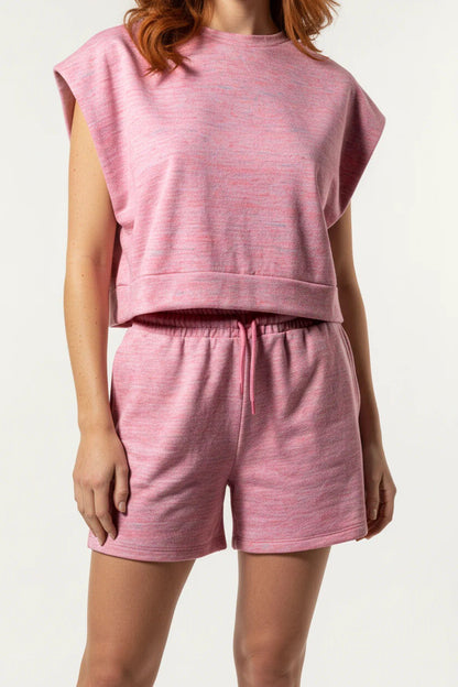 Shorts mit seitlichen Taschen und elastischem Bund