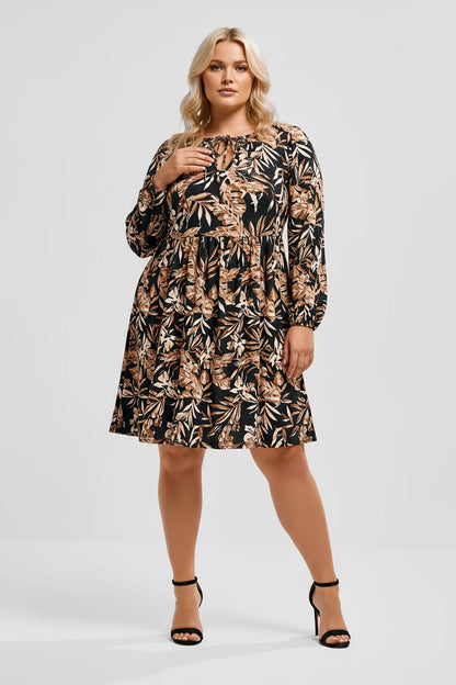 Gemustertes Minikleid