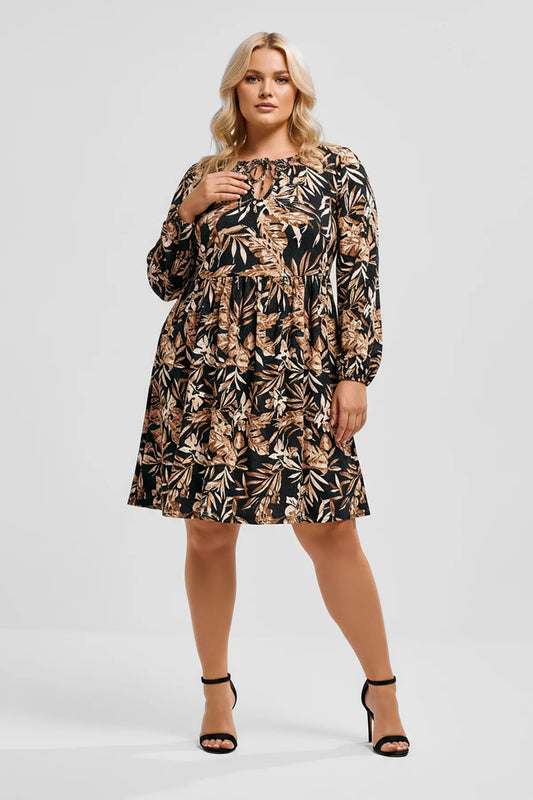 Gemustertes Minikleid