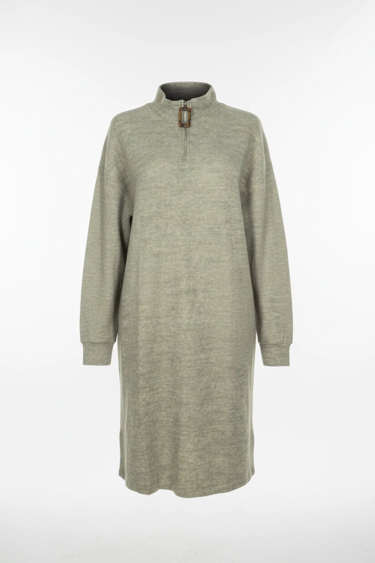 Kleid mit halbem Reißverschluss