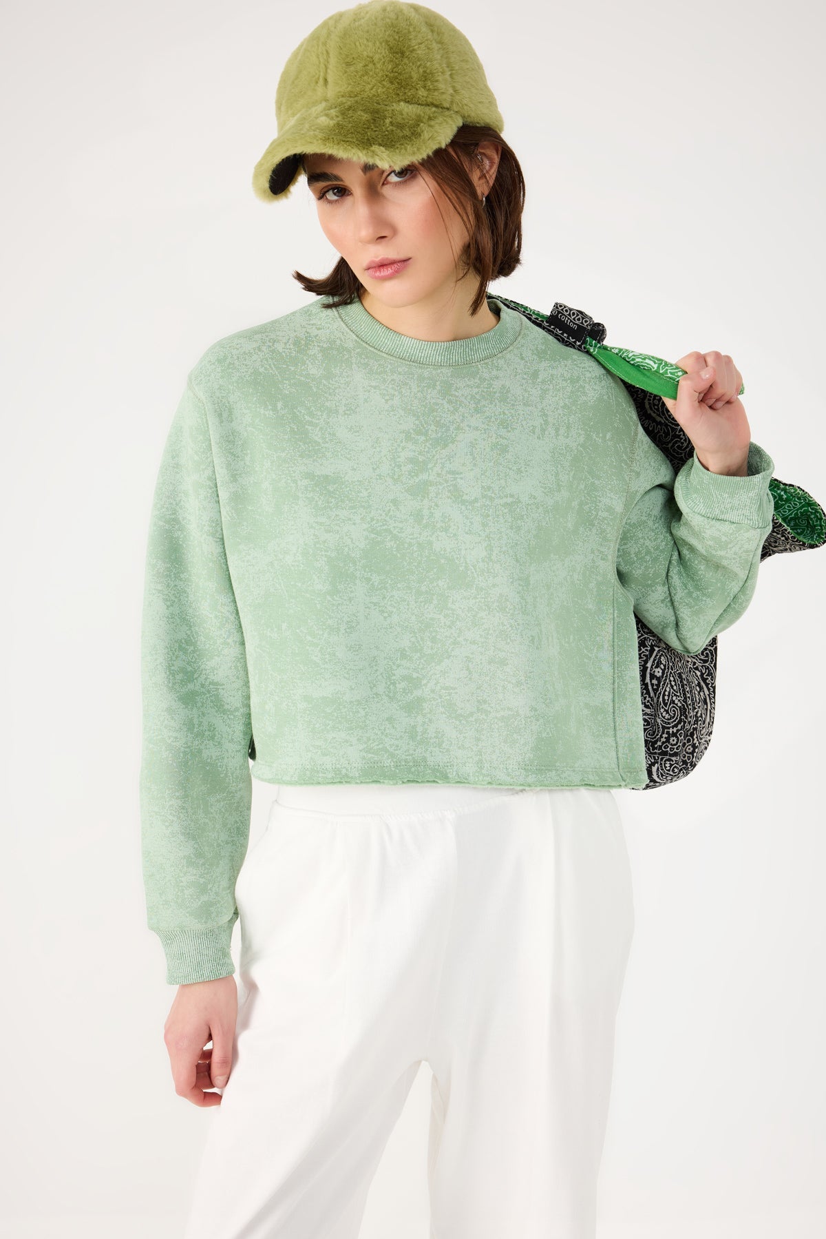 Crop-Sweatshirt