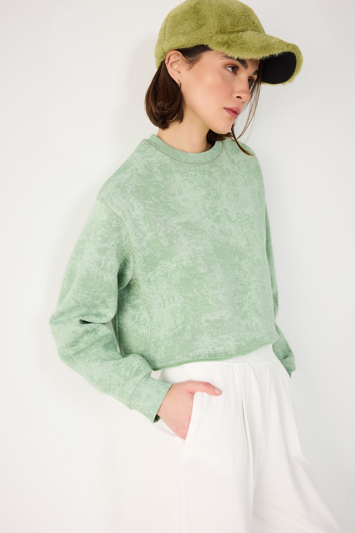 Crop-Sweatshirt