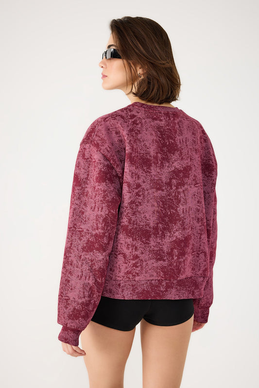 Sweatshirt mit Rundhalsausschnitt