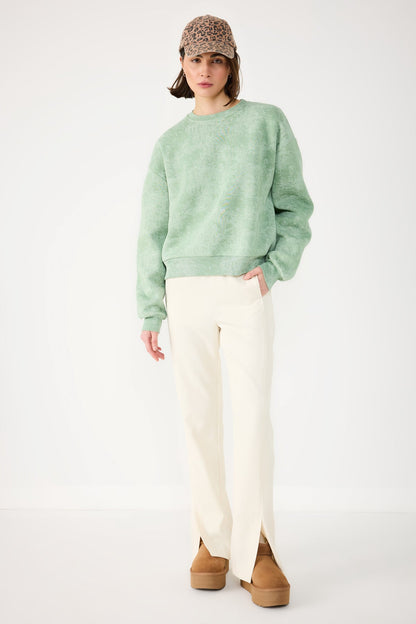 Sweatshirt mit Rundhalsausschnitt