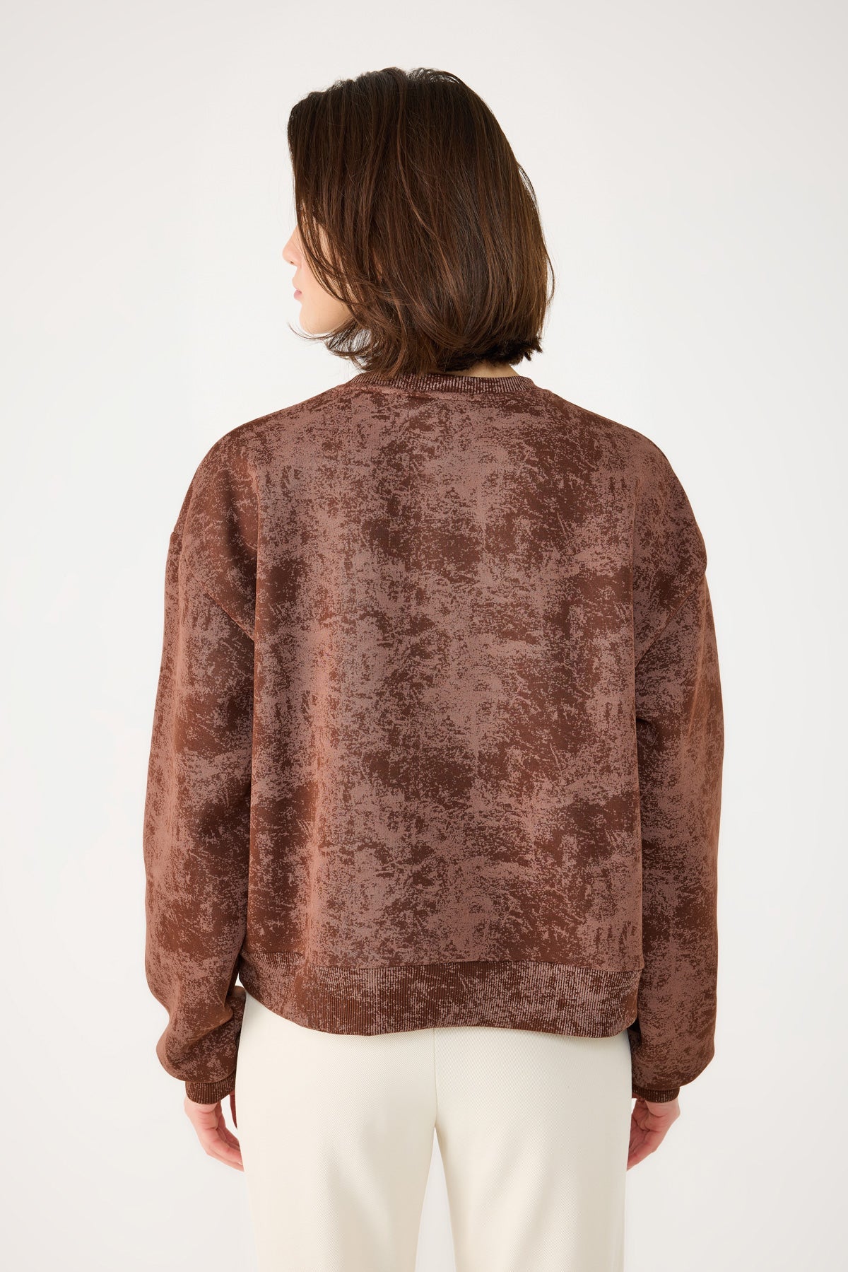 Sweatshirt mit Rundhalsausschnitt