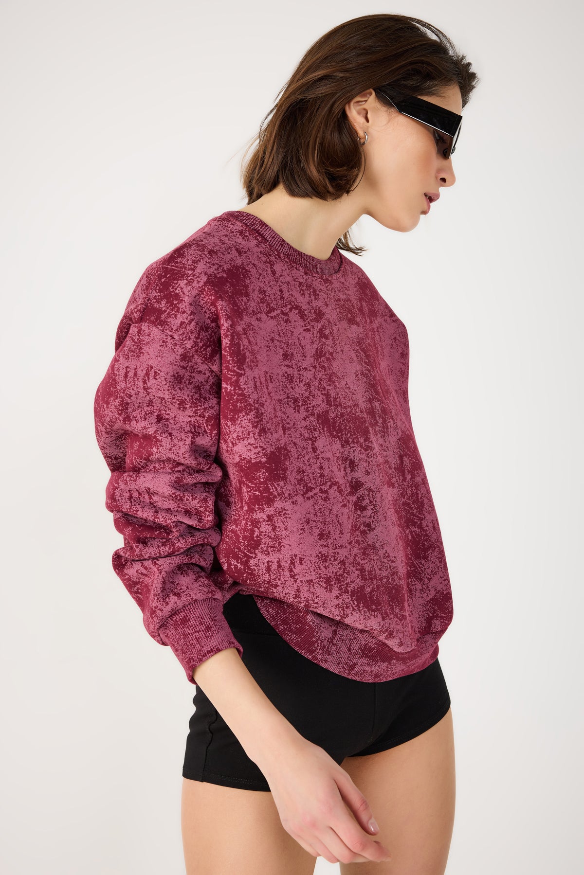 Sweatshirt mit Rundhalsausschnitt