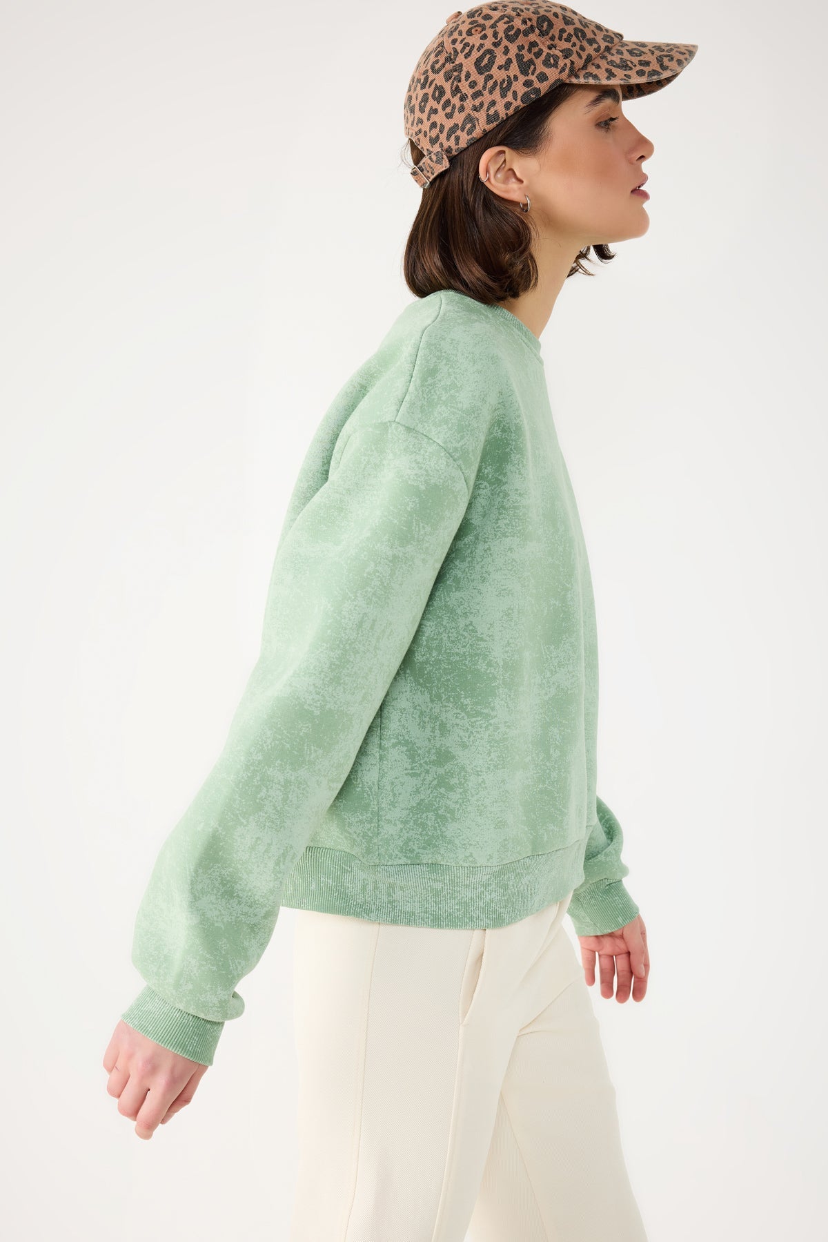 Sweatshirt mit Rundhalsausschnitt