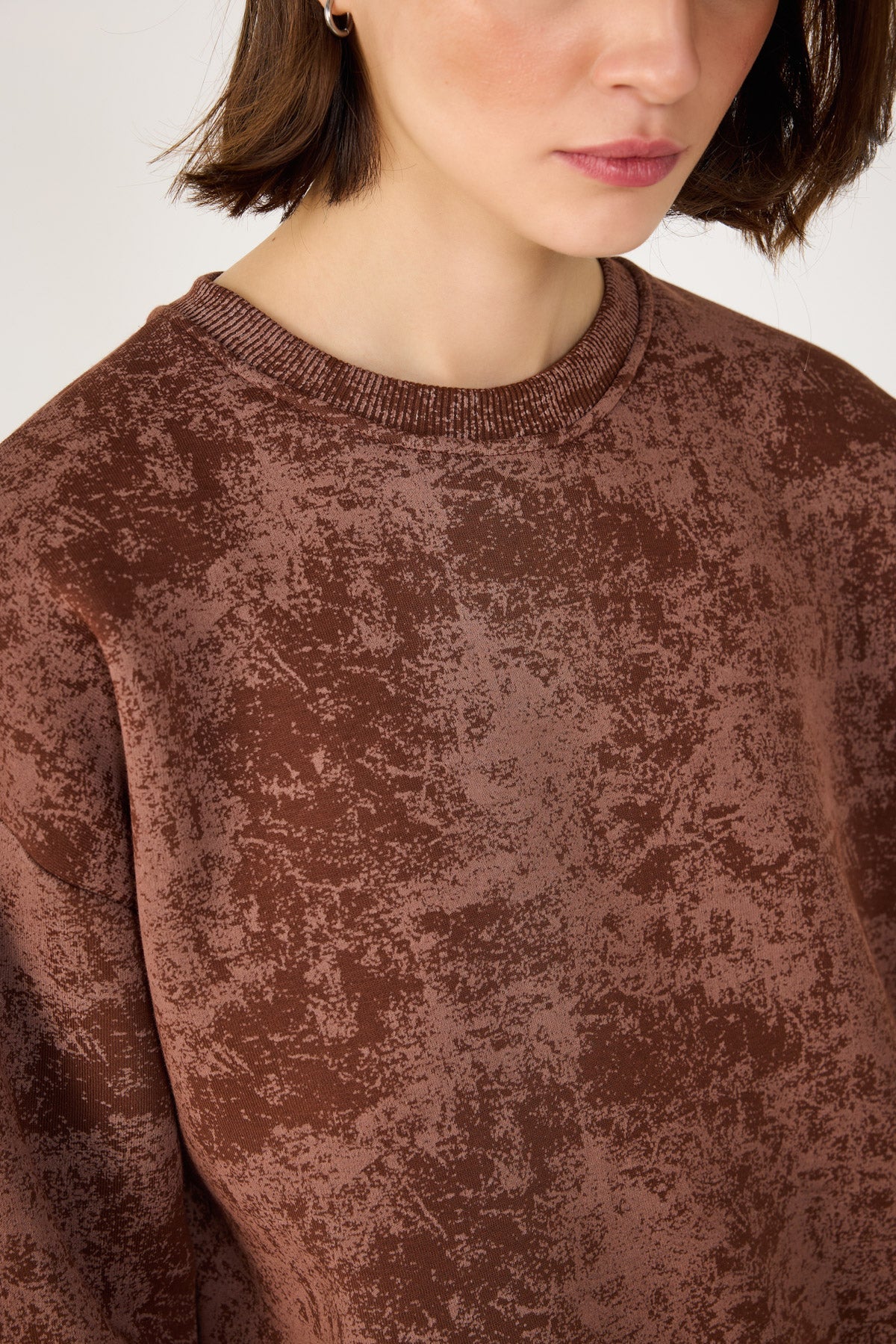 Sweatshirt mit Rundhalsausschnitt