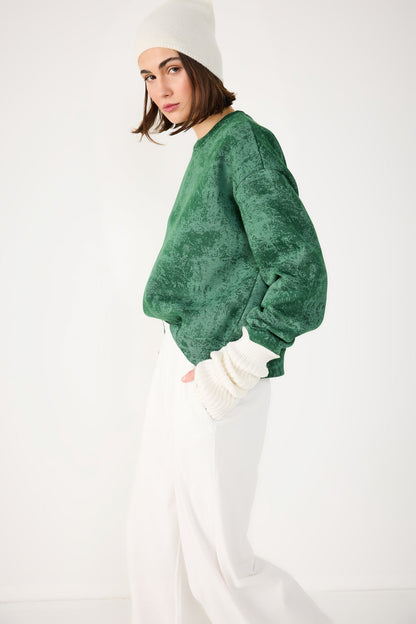 Sweatshirt mit Rundhalsausschnitt
