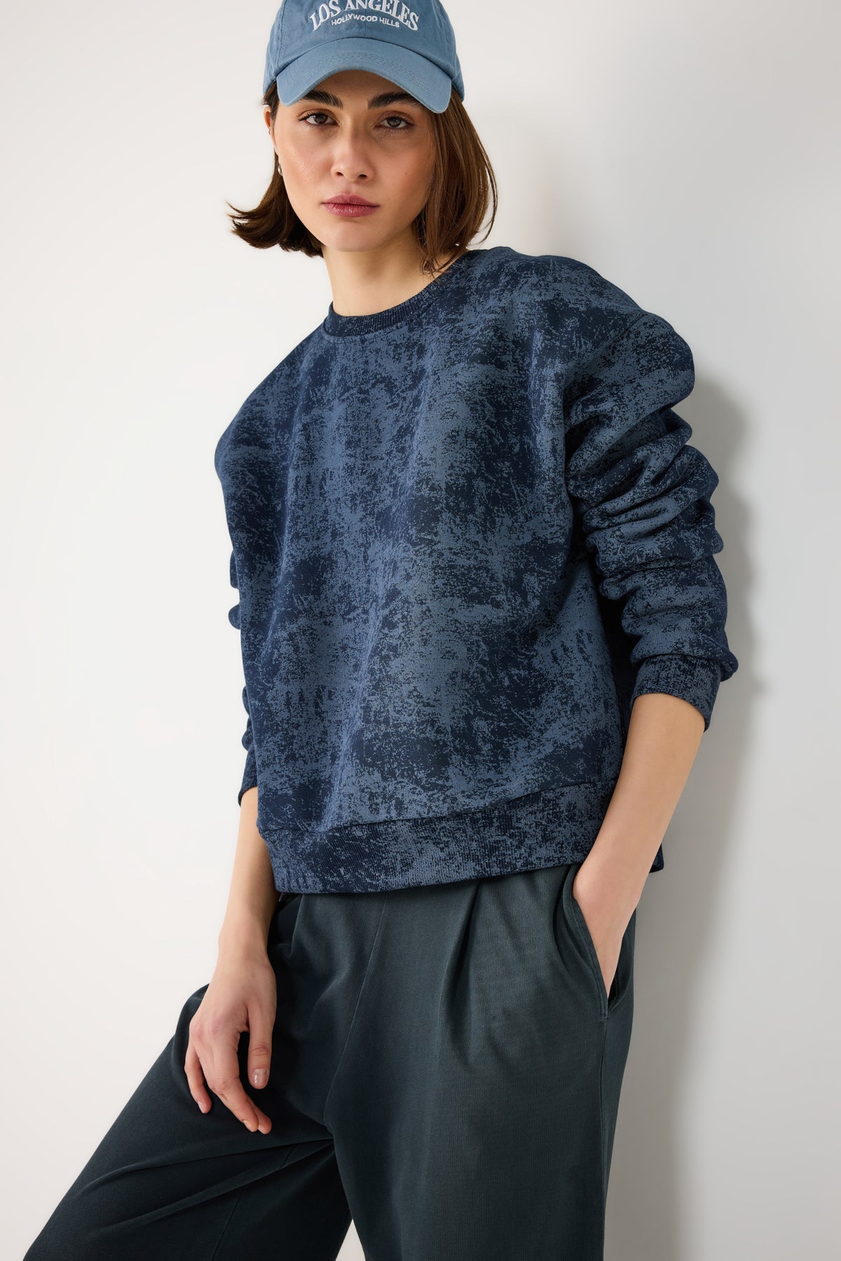 Sweatshirt mit Rundhalsausschnitt