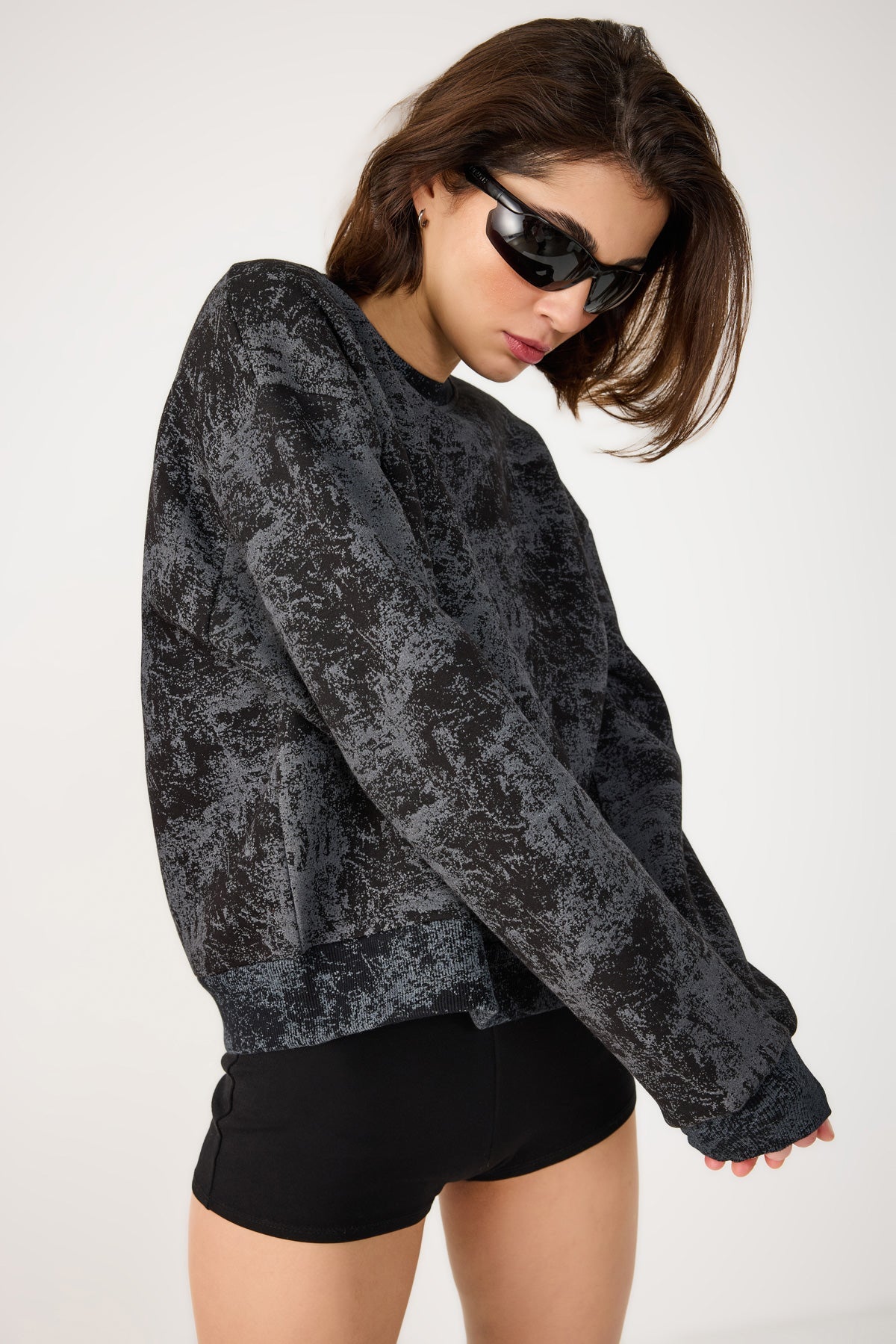 Sweatshirt mit Rundhalsausschnitt