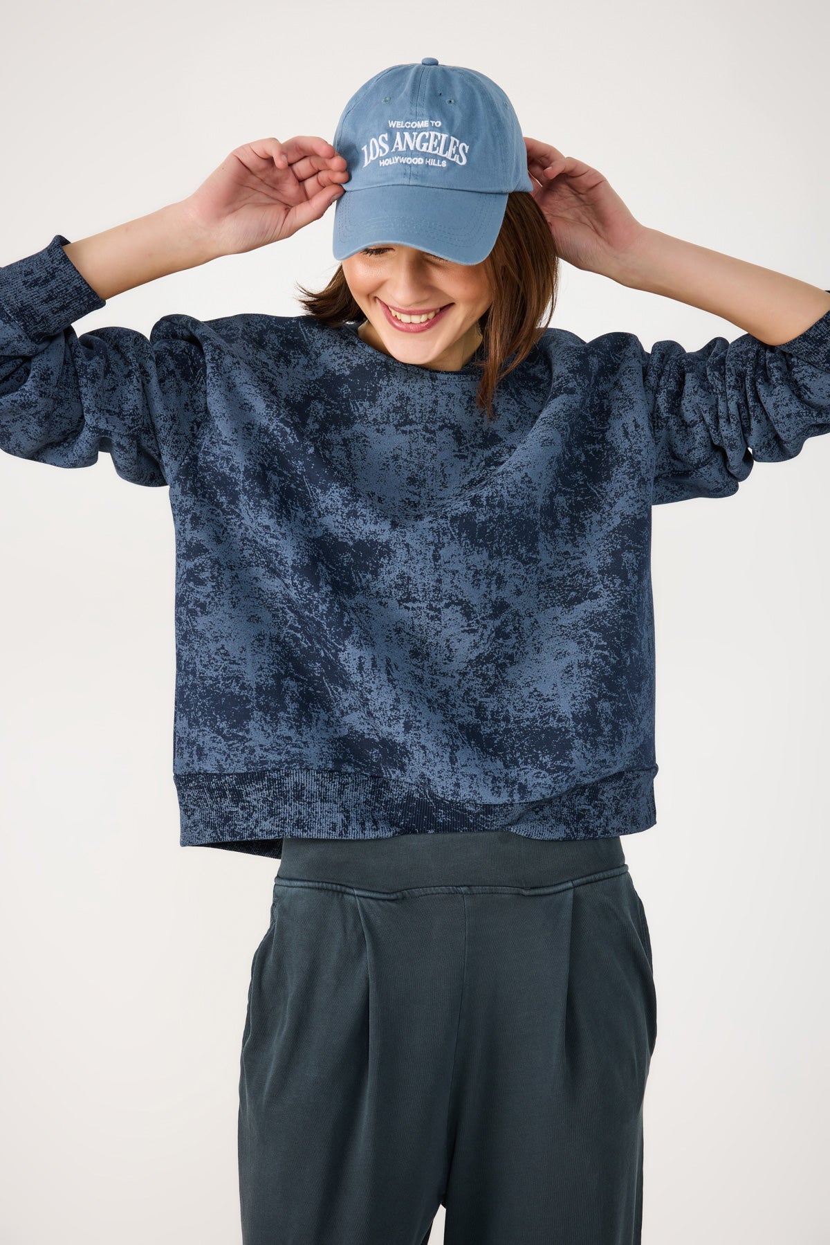 Sweatshirt mit Rundhalsausschnitt