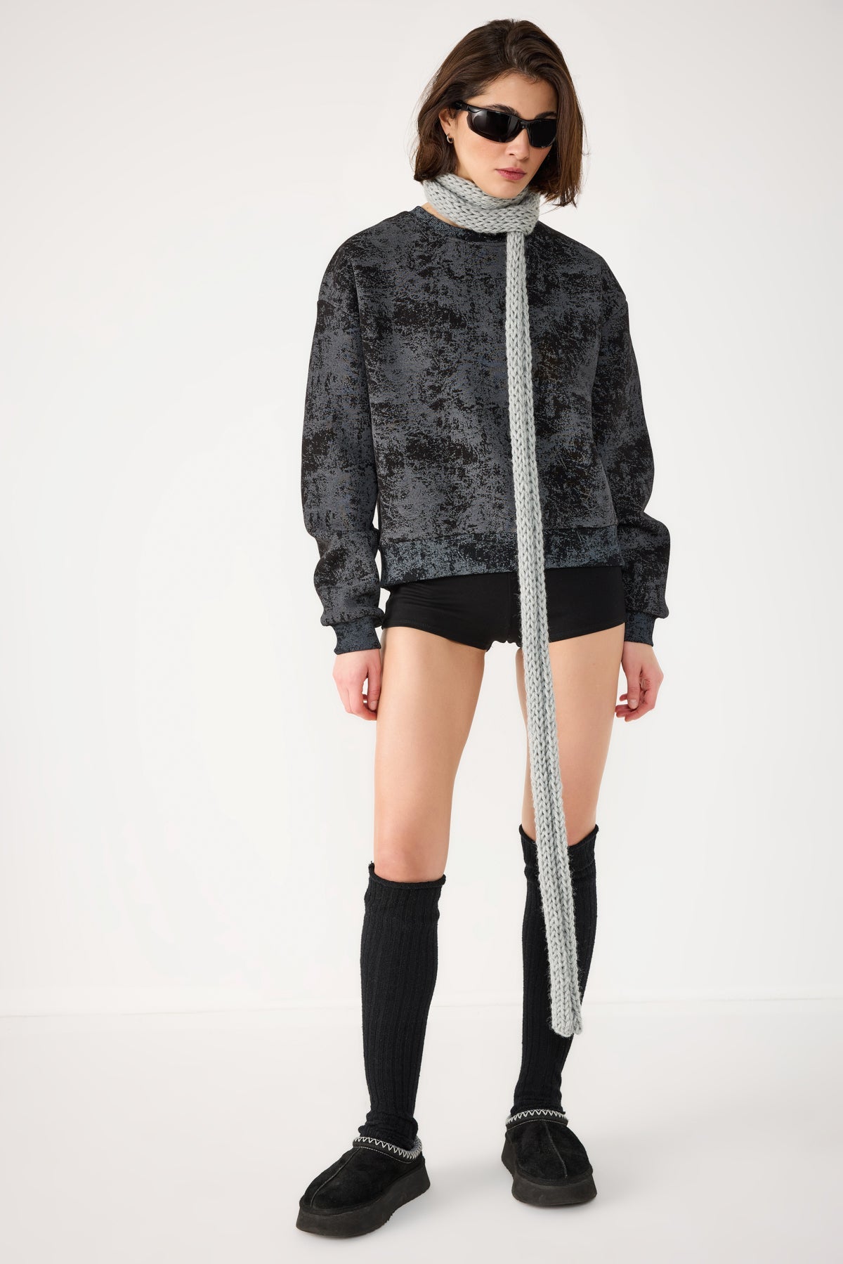 Sweatshirt mit Rundhalsausschnitt