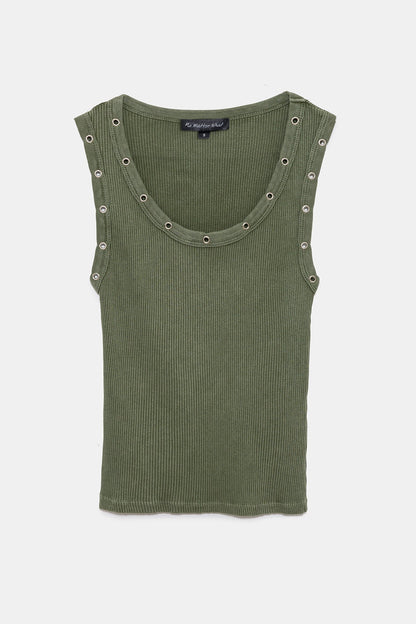 ärmellose Bluse