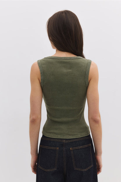 ärmellose Bluse