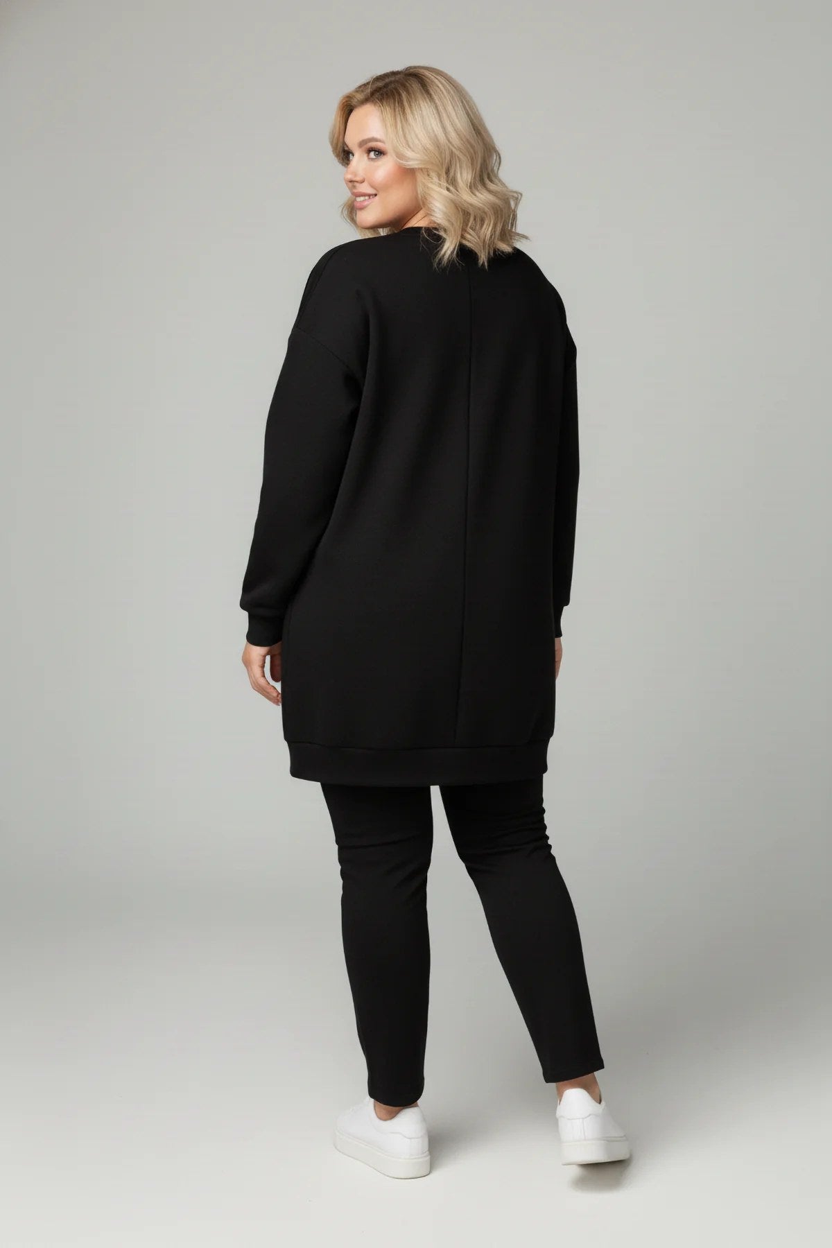 Langarm-Sweatshirt mit Sternenmuster