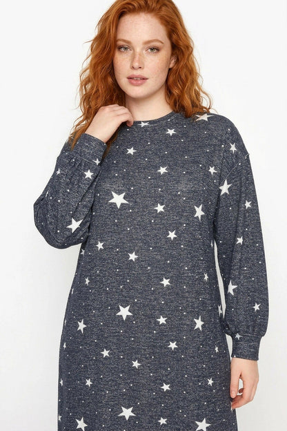 Sternmuster Kleid