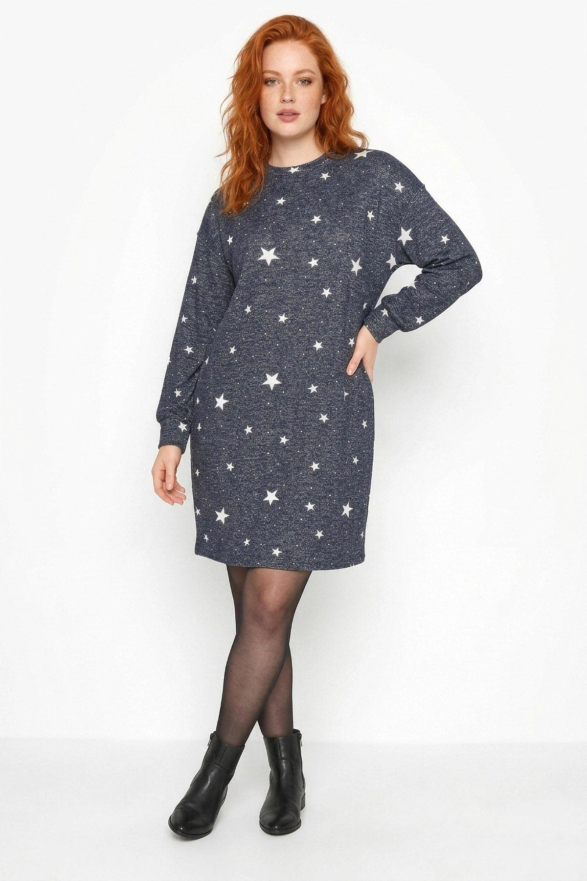 Sternmuster Kleid