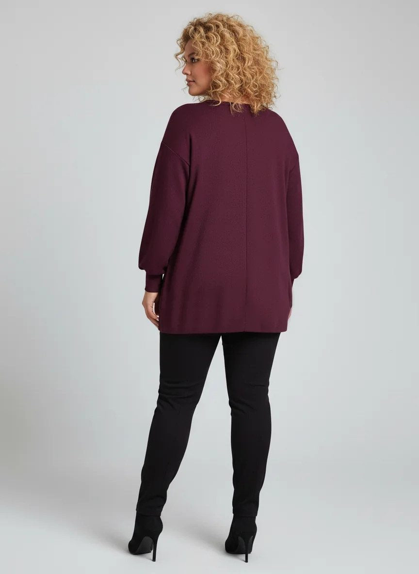 Bluse mit Sternenstickerei