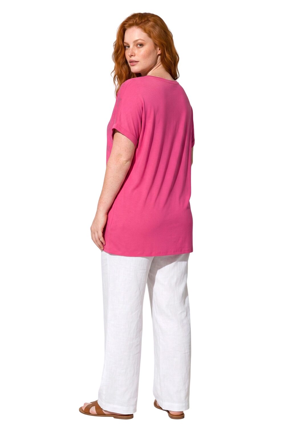 Sternenstein-Print Kurzarm T-Shirt