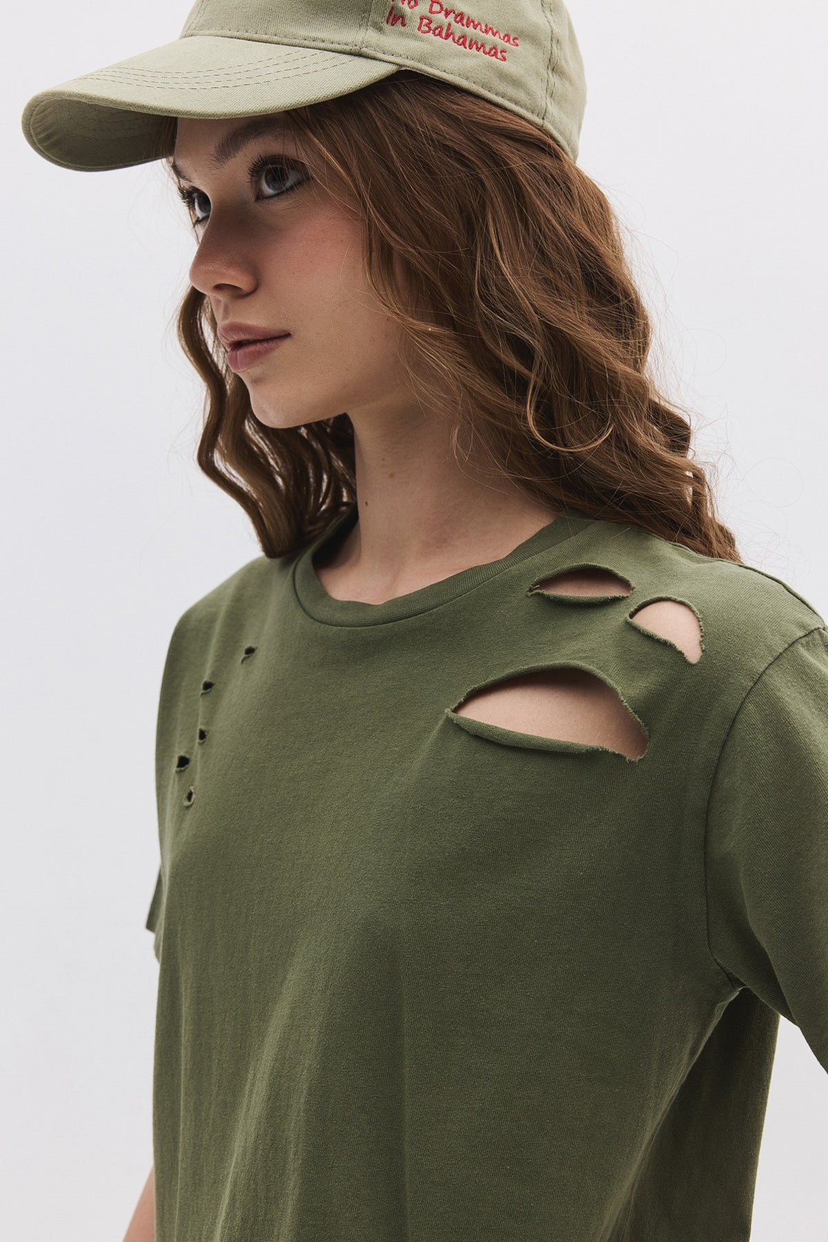 Kurzärmeliges Crop-T-Shirt