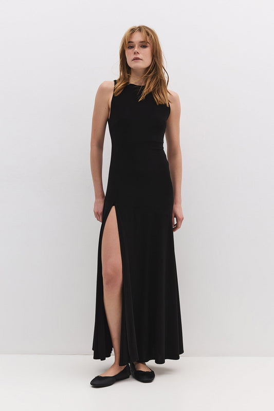 Maxikleid mit Schlitz
