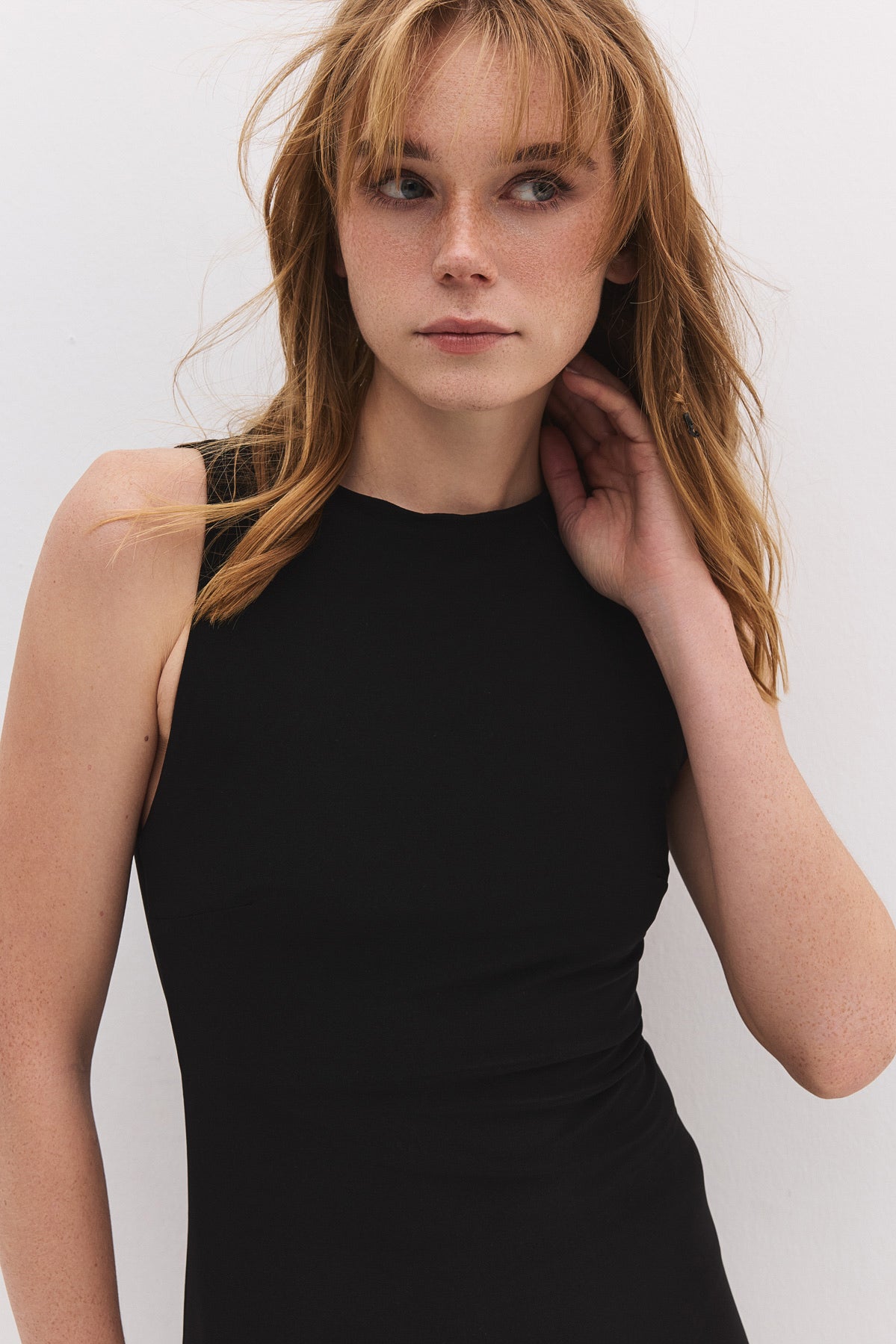 Maxikleid mit Schlitz
