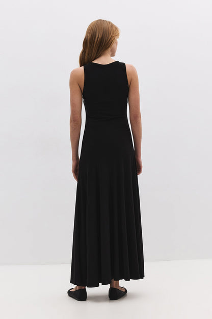 Maxikleid mit Schlitz