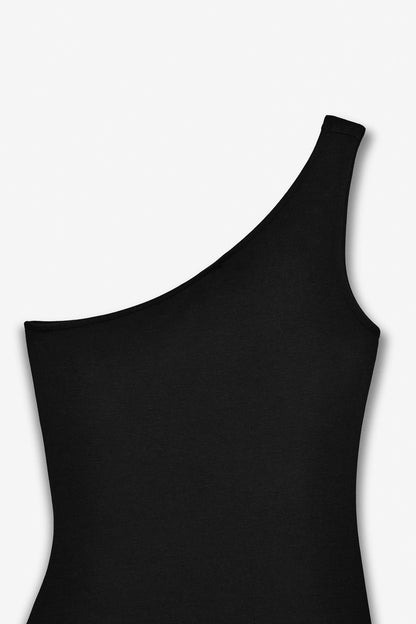 YOGET Damen Asymmetrisches Slipkleid