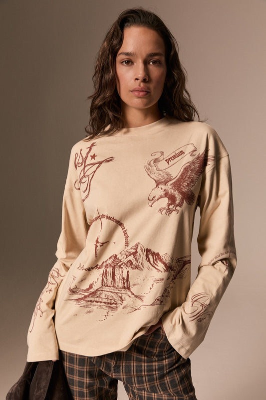 YOIA Bio-Baumwoll Langarmshirt