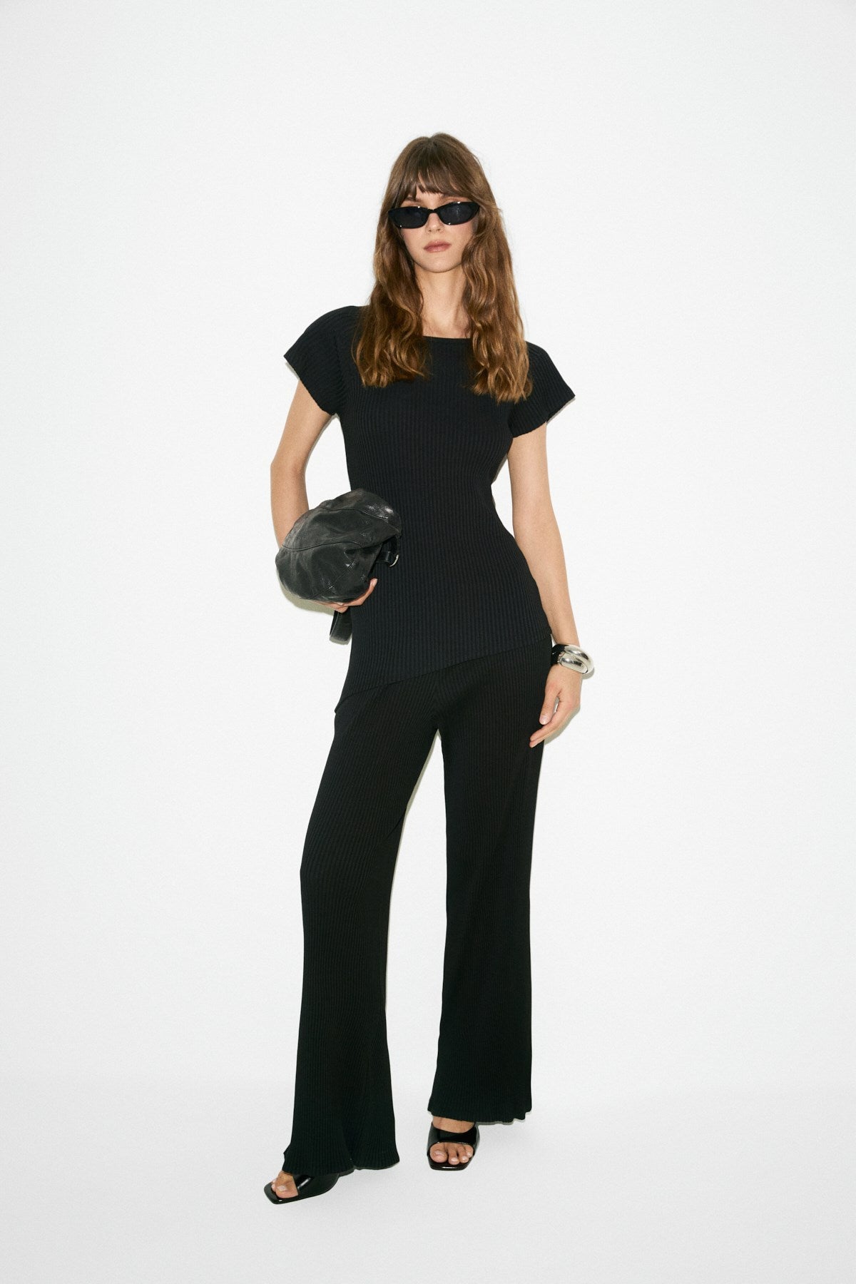 Yselut Damen Asymmetrische Tunika Set