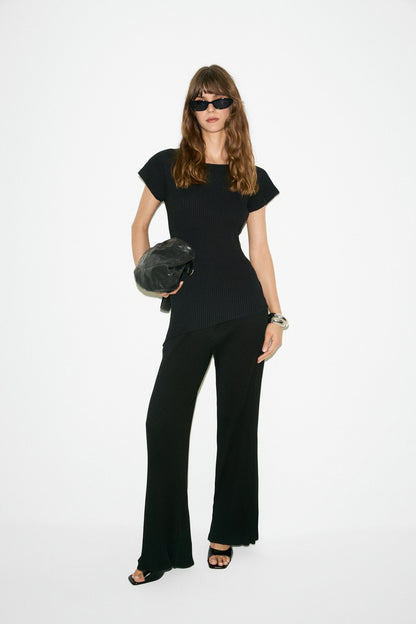 Yselut Damen Asymmetrische Tunika Set