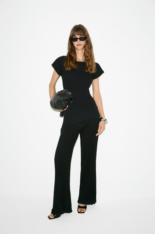 Yselut Damen Asymmetrische Tunika Set